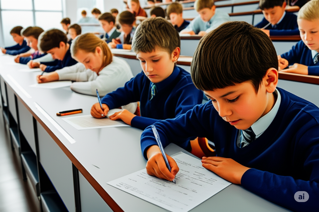 Prácticas de comprensión de lectura para primaria 1 Ninos estudiando2